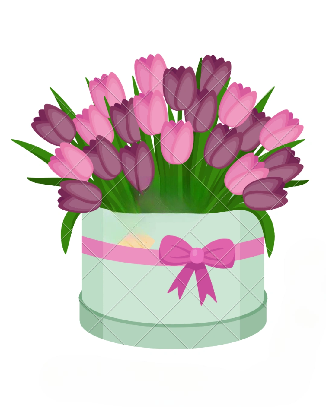 Congratulations flower box-golshoponline